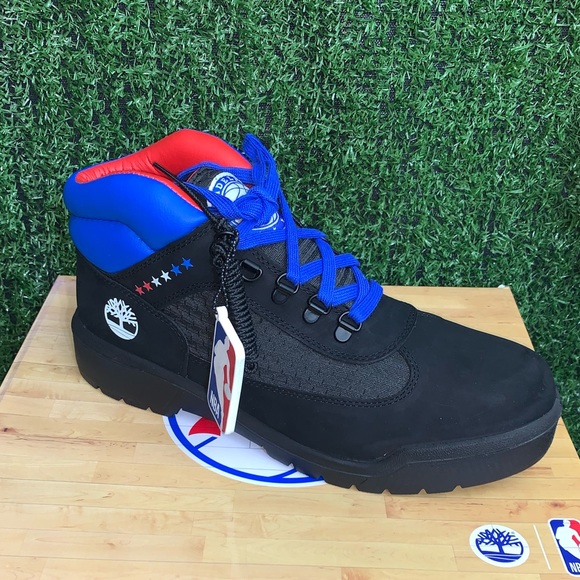 🆕 MEN'S TIMBERLAND X NBA 76ERS WATERPROOF FIELD BOOT - Picture 9 of 11